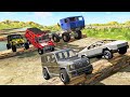 Off Road Сar Fighting Test #2 - Beamng drive