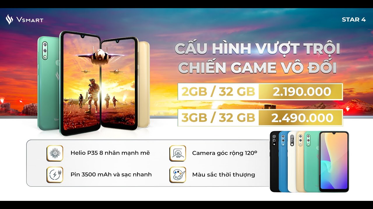 Vsmart Star 4 - "Siêu Phẩm" Chiến Game Vô Đối