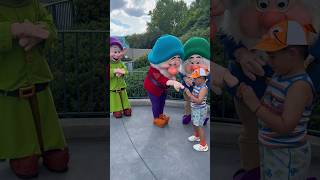 Seven Dwarfs Meet & Greet at Disney Hollywood Studios Rare Character encounter #shorts #disneyshorts