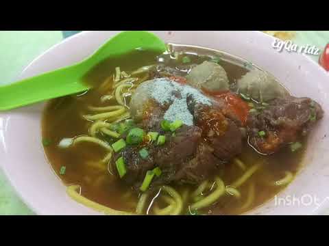 Mukbang Chinese food halal NGAU CHAP Center point SABAH.Sehari sebelum PKP.