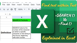 Search & Find Functions - Find text within the text