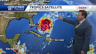Hurricane Melissa tracking towards Bermuda