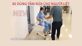 xe lăn di chuyển vệ sinh cho người liệt tốt nhất