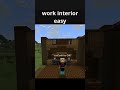 Easy interior design minecraft #easyminecraftbuild #minecraft #minecraftbuilding