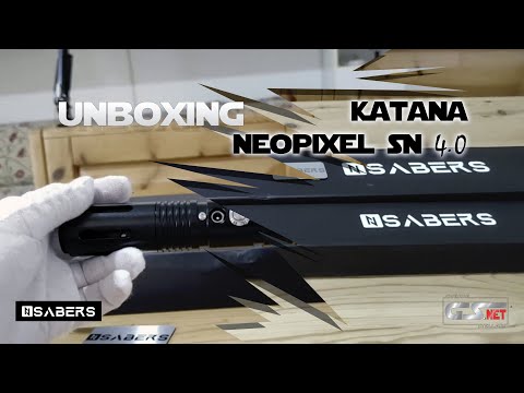 Nsabers — Unboxing Lightsaber Katana Neopixel SN 4.0 & Fodero