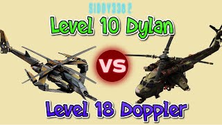 War commander - Level 10 Dylan V's Level 18 Doppler - Verkraft 100.