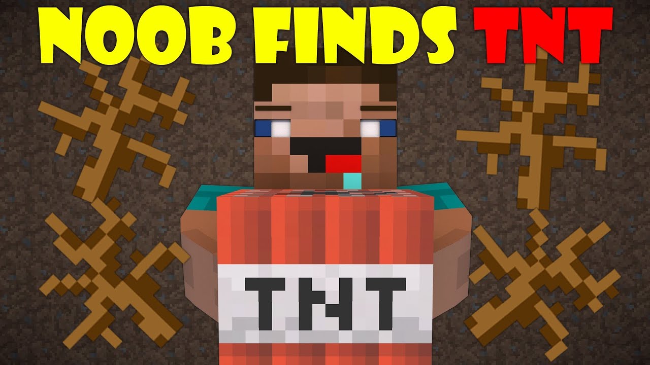 When A Noob Finds TNT - Minecraft - YouTube