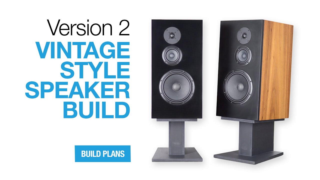 Создание 3-полосной акустической системы в классическом винтажном стиле (версия 2) — от SoundBlab