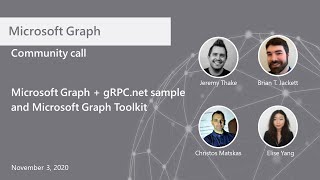 Microsoft Graph community call-November 2020