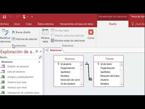 Video: ¿Qué es una base de datos de relaciones en Access?