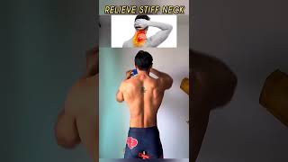 relieve stiff neck #ytshorts #shorts #neckpain #pain #shoulder #fitness #workout #exercise #chest