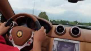 The italian driver nascar alex pignone,driving a ferrari california on
streets of maranello at full speed . enjoy fantastic sound engine
ferra...