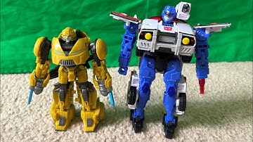 Transformers Age of the Primes Red Alert + Transformers Studio Series TF One B-127 Stop Motion Tests