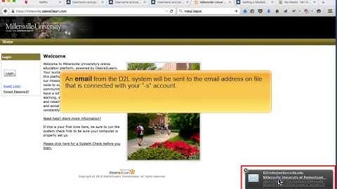 D2L - Fake Student account - Change password and login
