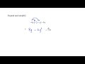Expand and Simplify -4y(-2 + y) - 9y