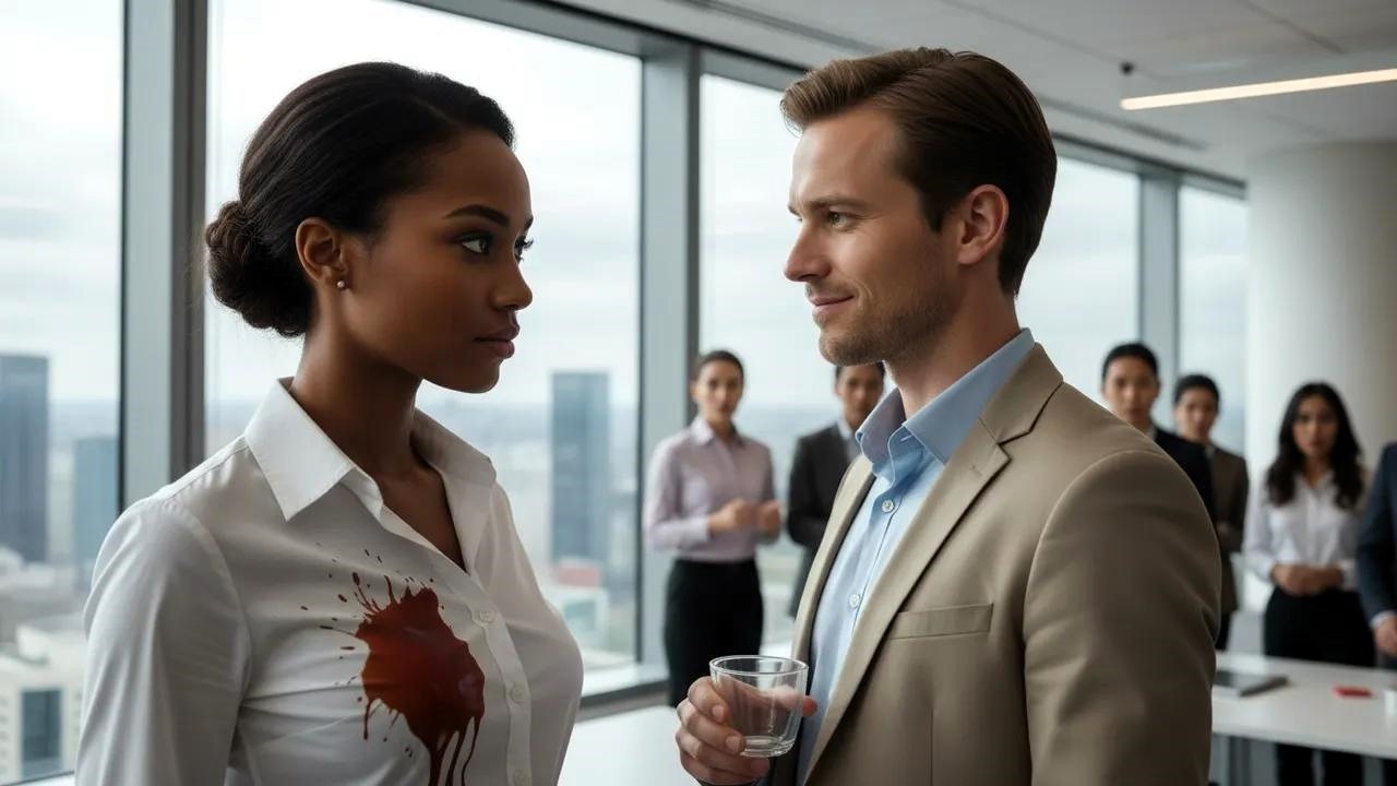 Oblał ją colą, myśląc że to sprzątaczka… Nie wiedział, że była prezesową!