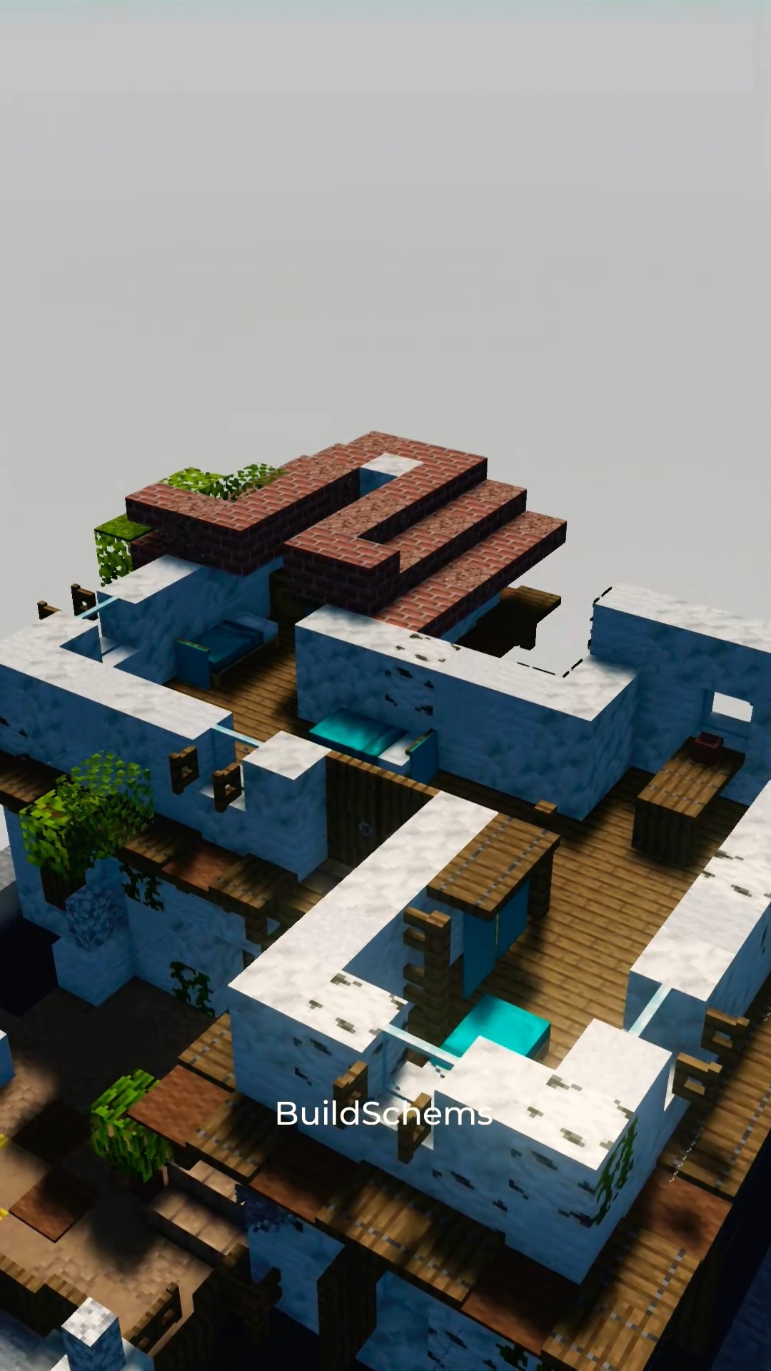 Ancient Greek Houses 1-5 — watch the build in Minecraft