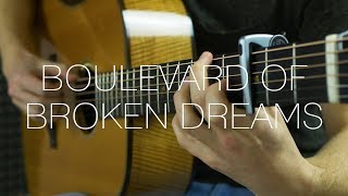 Vignette de la vidéo "Green Day - Boulevard of Broken Dreams - Fingerstyle Guitar Cover"