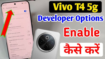 How to enable developer option in Vivo t4 / developer option setting in Vivo t4