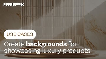Create backgrounds for luxury products using AI | Freepik Use Cases