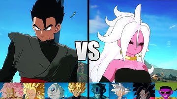 Team Gohan Black VS Team Android 21 (CPU VS CPU) - Dragon Ball Sparking! Zero Mods