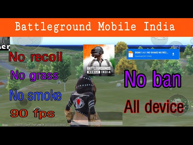 Battleground mobile india ||No recoil ,No smoke ,No grass ,90 fps config file || Supply gamer || class=
