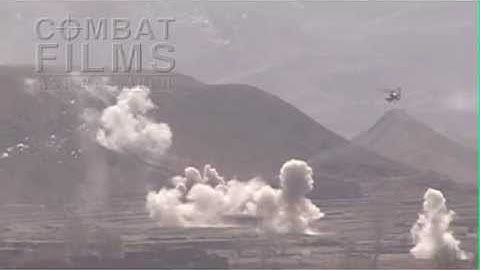 AH-64 Apache Fires on Taliban Positions