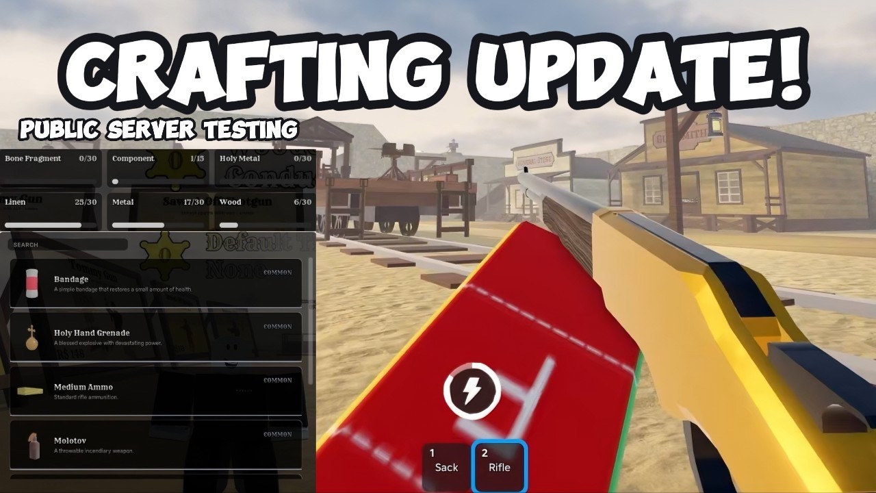 New Crafting Update is INSANE in Dead Rails (Public Testing Server ...