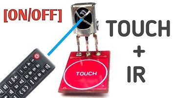 Remote control On Off switch with TTP223 Touch Sensor Module