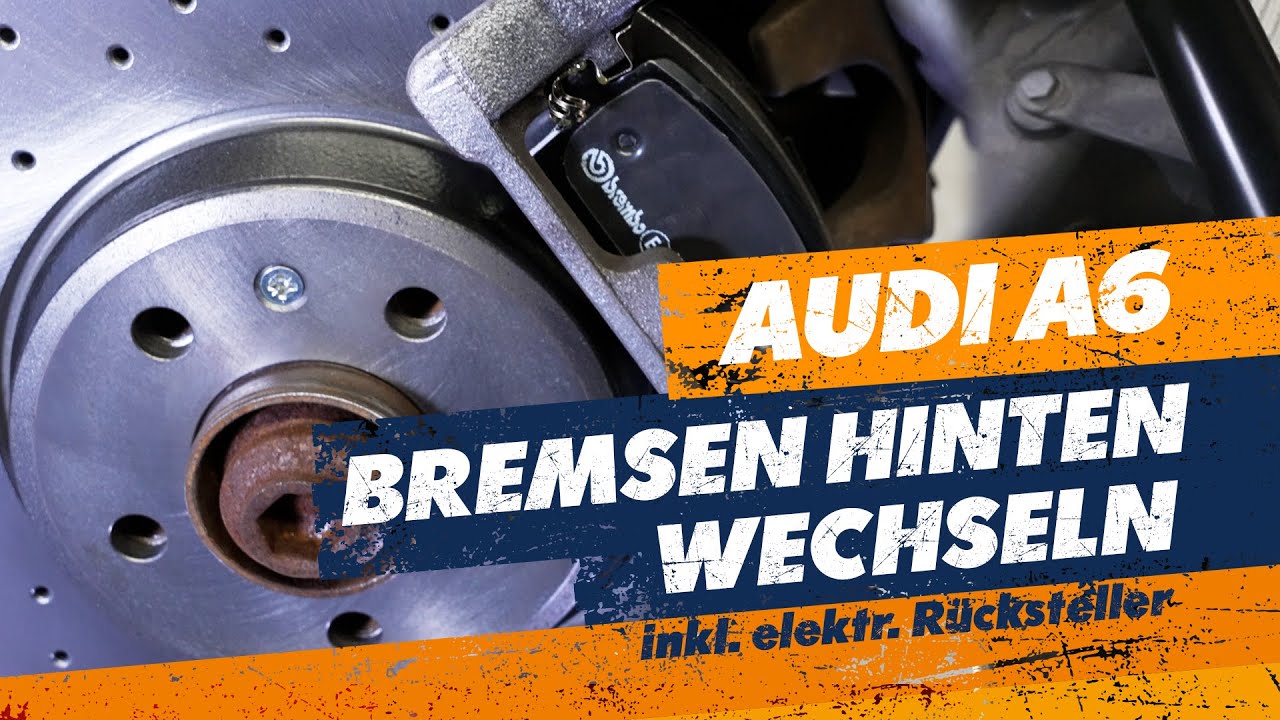 Audi A6 Bremsbeläge Hinten Wechseln Ohne Tester Sportbremsscheiben und -beläge an der Hinterachse erneuern | Audi A6