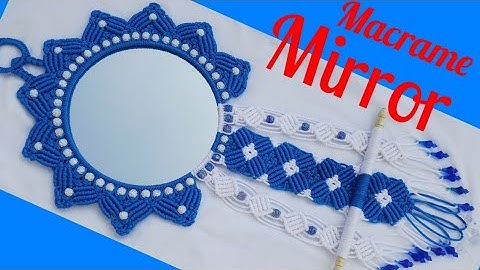 Macrame Mirror (Design No.4)