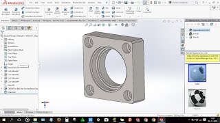 How to design Square flange in solidworks by Mr. CAD Designer 147 views 5 months ago 5 minutes, 23 seconds