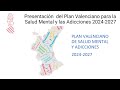 El president de la generalitat presenta el plan valenciano para la salud mental y las adicciones