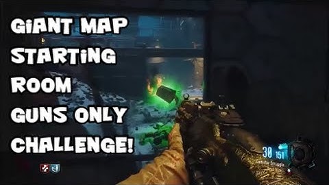 The Giant Map - Starting Room Guns Only Challenge!