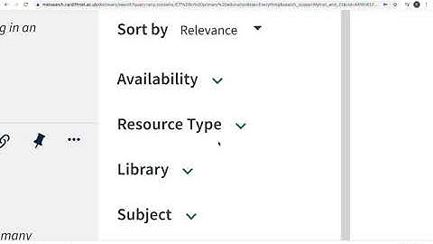 A Simple guide to Met Search