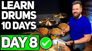 Drums Lesson 8 - This SIMPLE Concept Teaches You 4 NEW SONGS! [Free 10 Day Starter Course]
