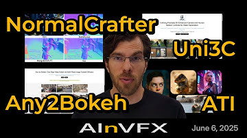 🎬 Master art direction in AI video: normals, bokeh, camera control & trajectories | AInVFX June 6