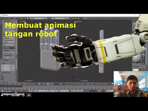  cara  membuat  animasi  tangan robot dengan menggunakan 