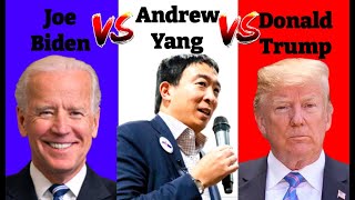 Andrew Yang (I) vs. Joe Biden (D) vs. Donald Trump (R) 2024 Election Prediction