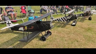 DAWN PATROL - 6 x 1/3 SCALE WW1 SCOUTS DISPLAY AT THE WESTON PARK INTERNATIONAL RC SHOW # 1 - 2023