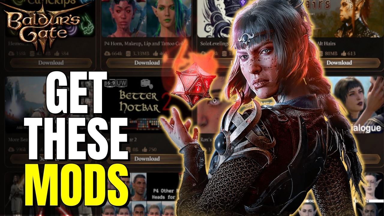 Amazing MODS in Baldur's Gate 3 Mod Manager that will IMPROVE your GAME ...