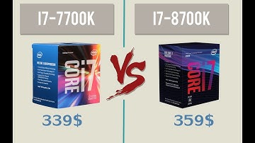 i7 8700k vs i7-7700k Test in 6 Games