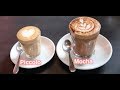 Making a Piccolo and Mocha Latte