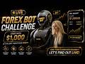 🤖 LIVE Forex Bot Challenge with $1,000 — Fully Autonomous Trading (No Human Control)
