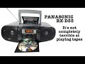 REVIEW: Panasonic RX-D55 - Possibly the last half-decent Cassette Boombox...in the world