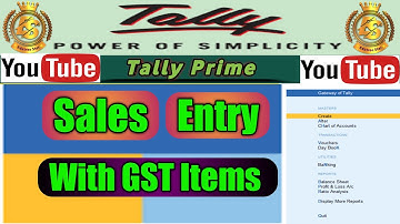 Create Sales Invoice with Multiple GST Rate Tally Prime | Tally Mai GST Invoice Kaise Banate Hain