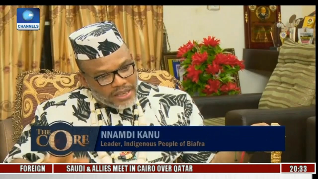 Nnamdi kanu Speaks On Agitations For Biafra