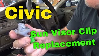 Honda Civic Sun Visor Clip Replacement