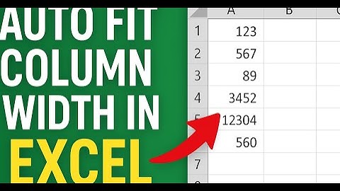 Stop Adjusting Columns Manually! | AutoFit Columns in Excel in Seconds