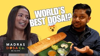 Eating INCREDIBLE South Indian Food in Times Square 🇮🇳 | Behind the Scenes at Madras Dosa Co!
